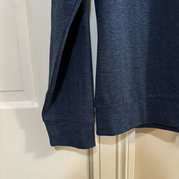 Vineyard Vines Navy Blue Herringbone Half Zip Pullover Small - Picture 6 of 9